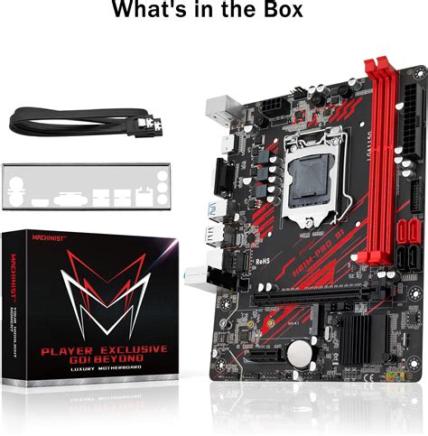 MACHINIST LGA 1150 Motherboard, H81 Micro ATX .